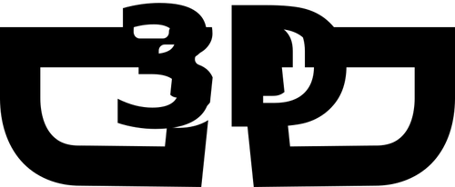 3D-briller vektor symbol